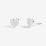Lila Heart Earring Duo Earrings By Joma Jewellery