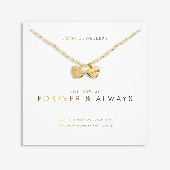 My Moments 'You Are My Forever And Always' Necklace By Joma Jewellery