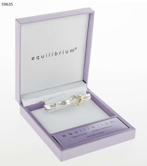 Equilibrium Tone Heart Bracelet Gifteasy Online