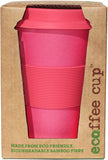 Ecoffee Cup: Pink'd with Pink Silicone 14oz, Reusable and Eco Friendly Takeaway Coffee Cup - Gifteasy Online