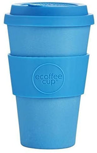 Ecoffee Cup: Toroni with Aqua Silicone 14oz, Reusable and Eco Friendly Takeaway Coffee Cup - Gifteasy Online