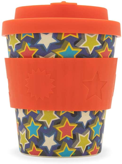 Organic Bamboo Reusable Coffee Cup 8oz & 14oz Sustainable To Go Travel  ECOFFEE