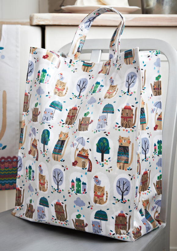 Ulster Weavers Cozy Cat PVC Shopping Bag - Gifteasy Online