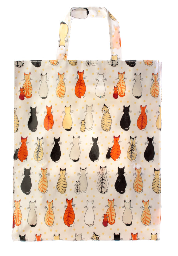 PVC Med Gusset Bag  Cats by Ulster Weavers - Gifteasy Online