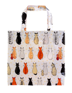 PVC Small Gusset Bag Cats Waiting by Ulster Weavers - Gifteasy Online