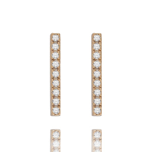 Joma Jewellery Bar Gold Earrings - Gifteasy Online