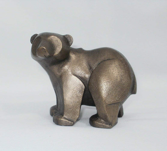 Frith Sculpture Polar Bear Cub by Adrian Tinsley in cold cast bronze -AT003 - Gifteasy Online
