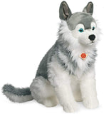 Plush Soft Toy Large Sitting Husky Dog by Teddy Hermann 60cm. 927952 - Gifteasy Online