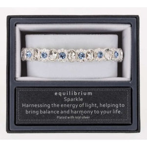 Equilibrium Blue and Silver Crystal Sparklet Bracelet - Gifteasy Online