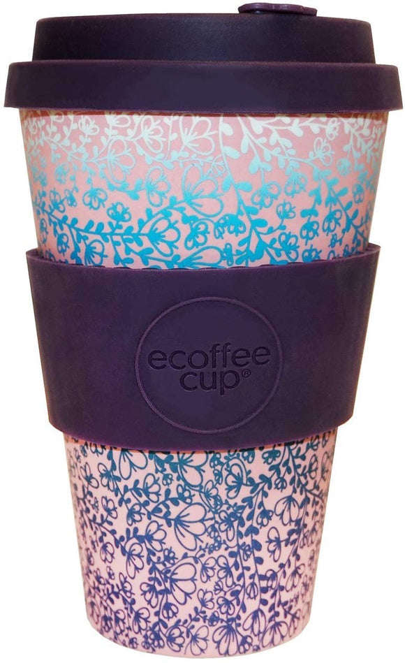 Ecoffee Cup: Miscoso Secondo with Purple Silicone 14oz - Gifteasy Online