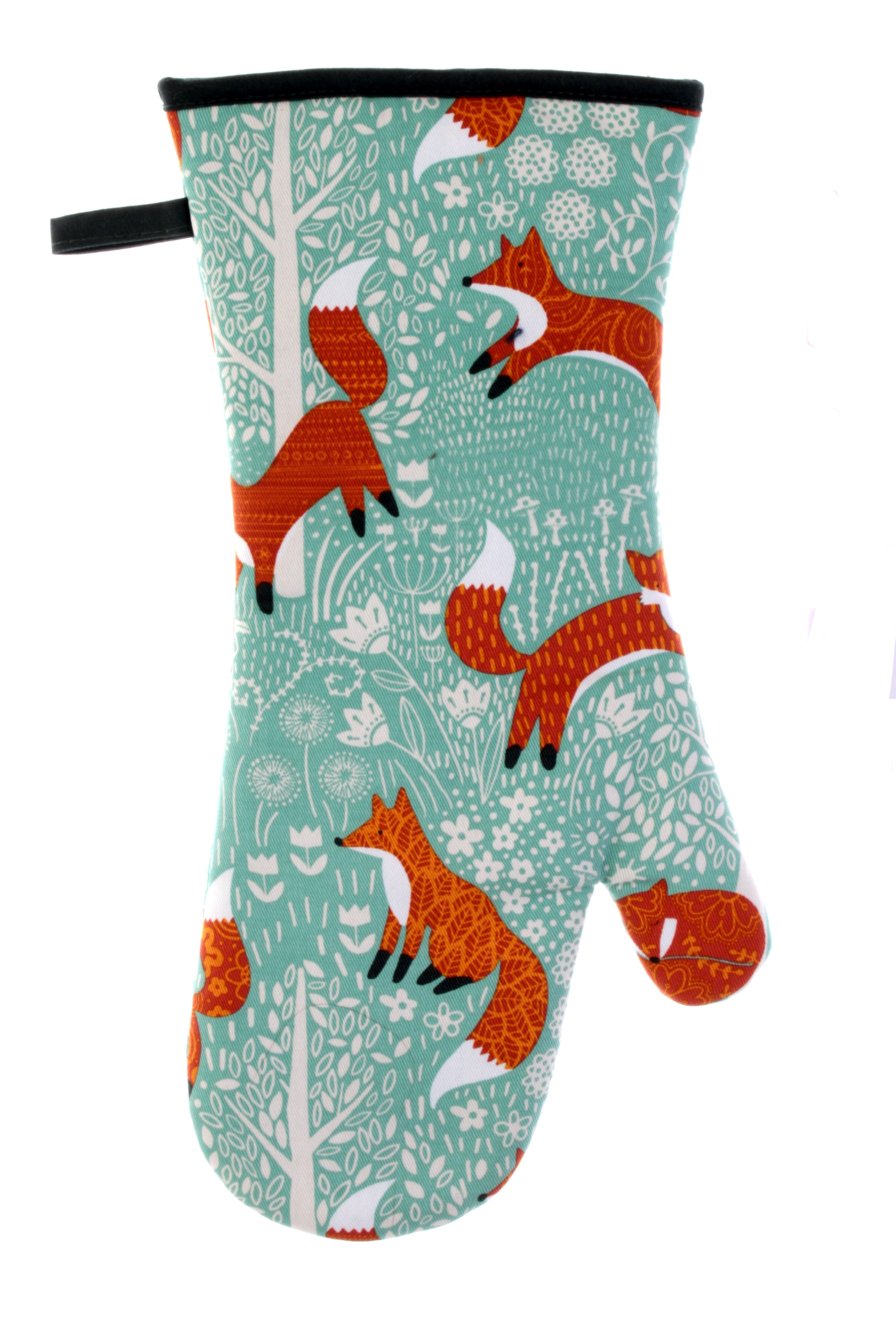 Sottobicchieri Ulster Weavers Foraging Fox | Set Da 4 Con Retro In Sughero | Stampa Laccata Opaca | Multicolore