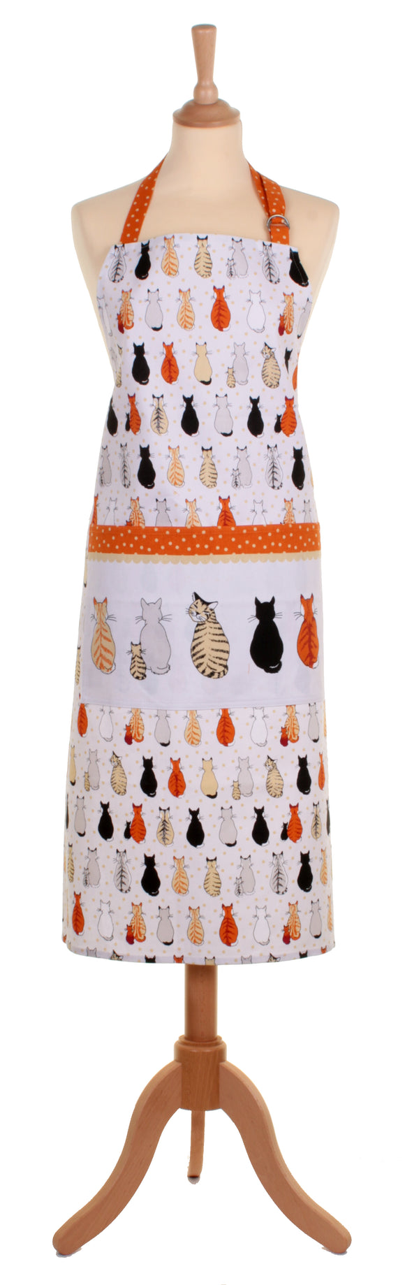 Ulster Weavers Cotton Drill Apron Cats Waiting - Gifteasy Online