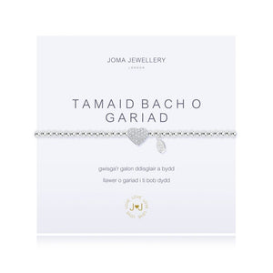 Joma Jewellery A Little Love Pave Silver Heart Bracelet Welsh - Gifteasy Online