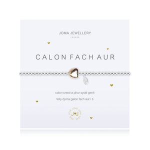 Joma Jewellery A Little Heart of Gold Bracelet (Welsh) - Gifteasy Online
