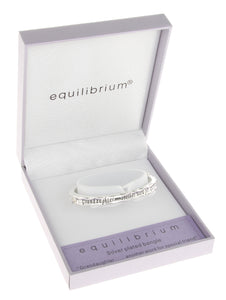 Equilibrium Silver Plated  Granddaughter Bangle "Granddaughter...another word for special friend' - Gifteasy Online
