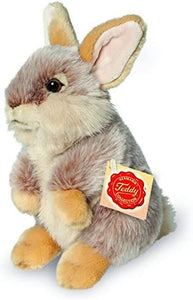 Teddy Hermann 93779 Bunny Sitting Brown 7,9"/20 cm, Soft Toy, Plush Toy - Gifteasy Online