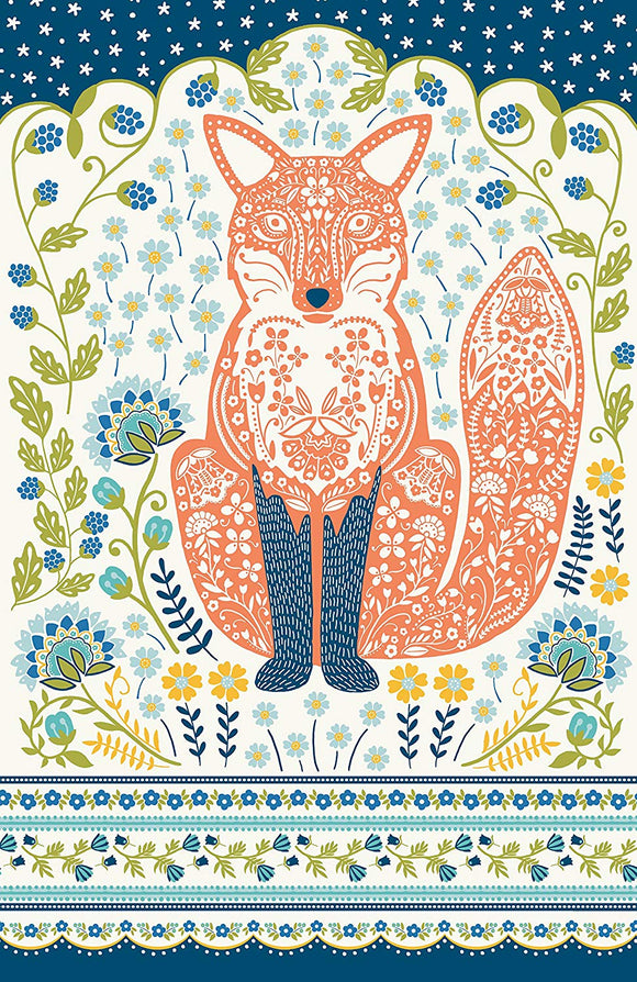 Cotton Tea Towel Woodland Fox by Ulster Weavers - Gifteasy Online