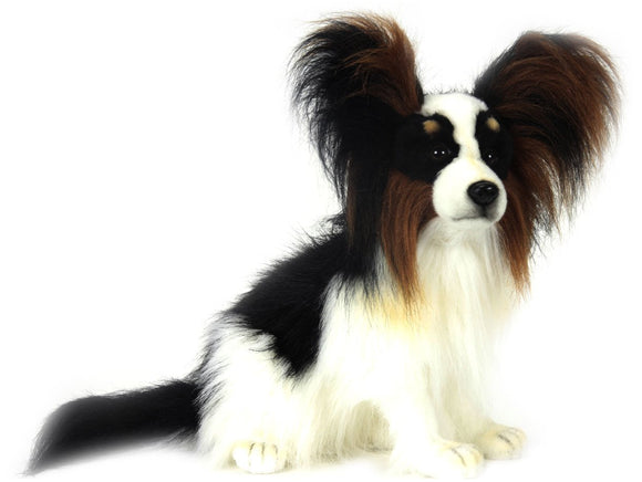 Hansa Papillon soft toy dog. - Gifteasy Online