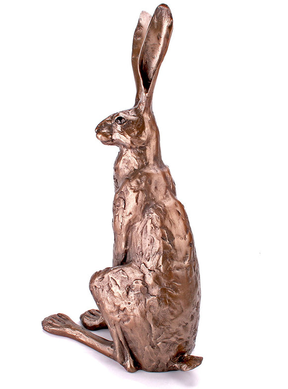 Sitting Hare' Large Bronze Hare Sculpture by Paul Jenkins - Frith - Gifteasy Online
