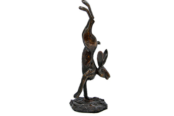 Unique Bronze Hot Cast Solid Bronze Posing Hare - Gifteasy Online