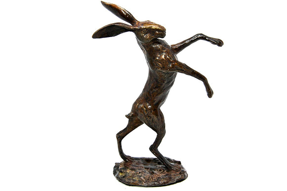 Unique Bronze Hot Cast Solid Bronze Single Boxing Hare - Gifteasy Online