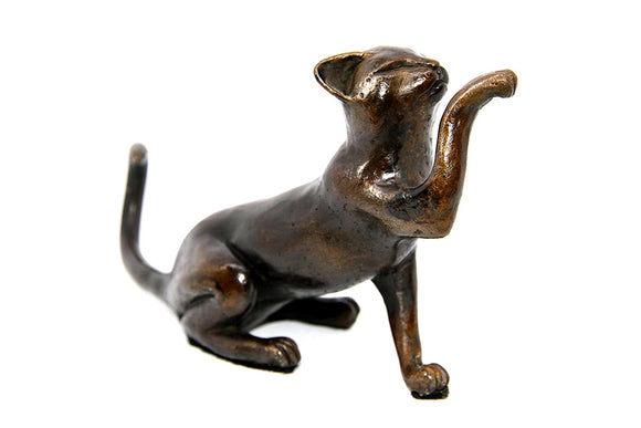 Unique Bronze Limited Edition Hot Cast Solid Bronze Cat Called Come and Get Me - Gifteasy Online