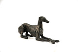 Unique Bronze Hot Cast Solid Bronze Greyhound Lying Cross Legged - Gifteasy Online