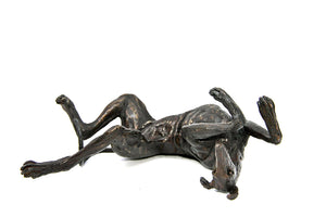 Unique Bronze Hot Cast Solid Bronze Larger Greyhound On Back. - Gifteasy Online