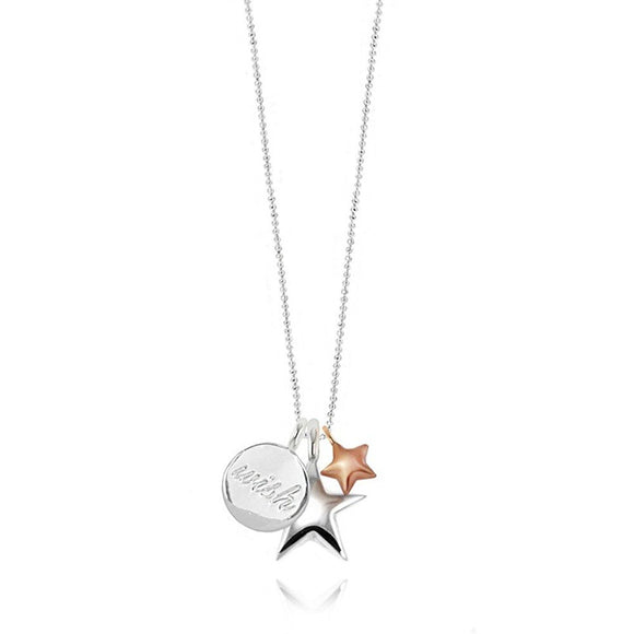 Three Wish Charm Long Necklace - Gifteasy Online