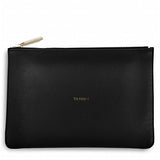 Katie Loxton Women's Ta Dah Clutch Bag, Black, 24 X 16-cm with Gift Bag and Tag - Gifteasy Online