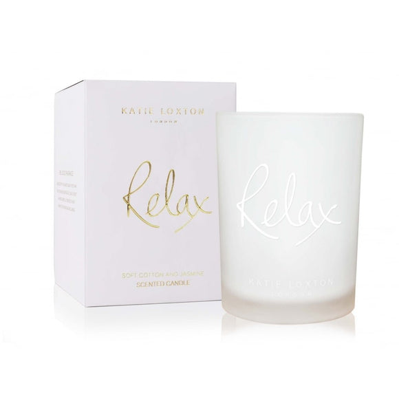Relax - Soft Cotton & Jasmine Candle - Gifteasy Online