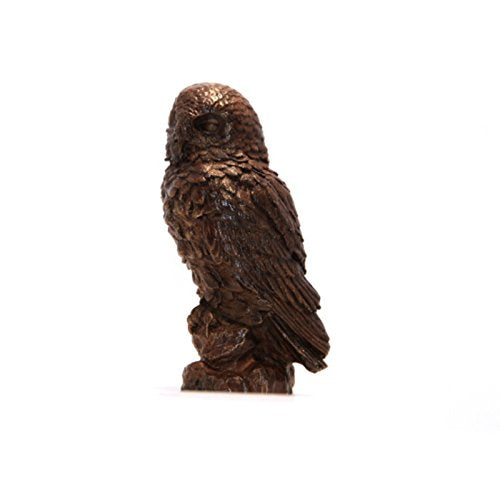 Unique Bronze Hot Cast Solid Bronze Snowy Owl - Gifteasy Online