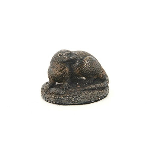Unique Bronze Hot Cast Solid Bronze Small Otter - Gifteasy Online