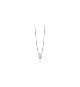 Joma Leoni Necklace - Silver Heart Pendant - Gifteasy Online