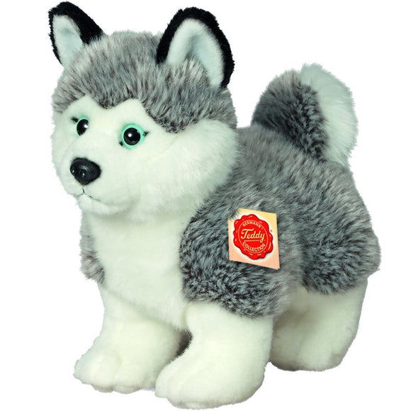 Hermann Teddy Collection 927013 23 cm Husky Standing Plush Toy - Gifteasy Online