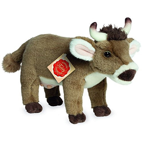 Plush Soft Toy Cow Standing by Teddy Hermann. 22cm. 91727 - Gifteasy Online