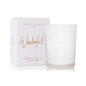 Katie Loxton - Wonderful Candle - Pomegranate and Sweet Apple - Gifteasy Online