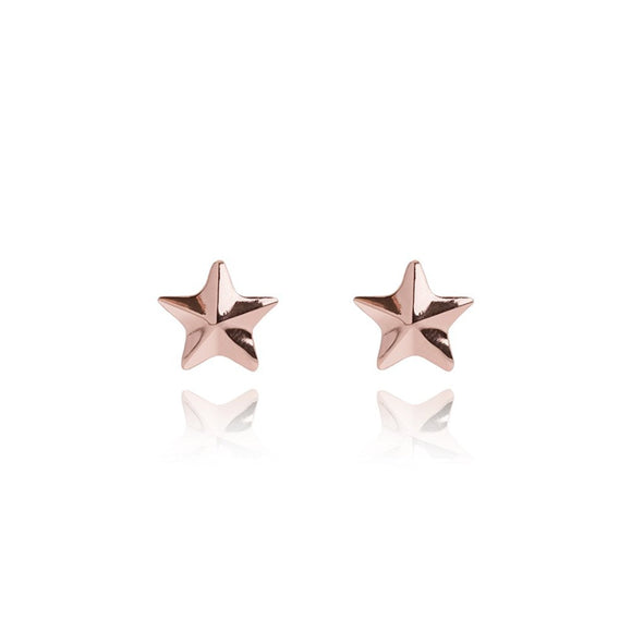Joma Jewellery - ISSY Star - Rose Gold Stud Earrings - Gifteasy Online