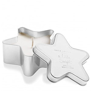 Katie Loxton - Silver Star Tin Candle - A Little Starlight - Citrus Noir - Gifteasy Online