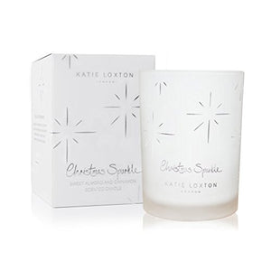 Katie Loxton - Candle - Christmas Sparkle - Sweet Almond and Cinnamon - Gifteasy Online