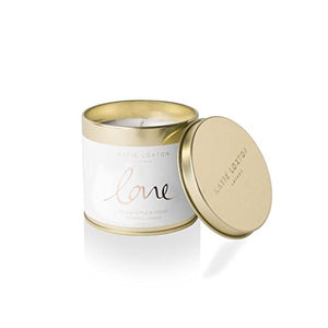 Katie Loxton - Round Tin Candle - Love - Fig and Apple Blossom - Gifteasy Online