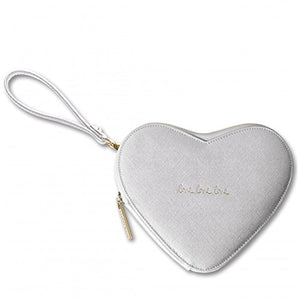 Katie Loxton Love Heart Pouch (Silver) - Gifteasy Online