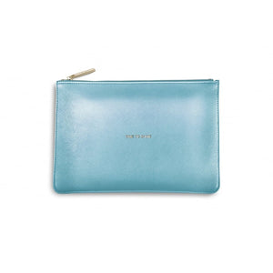 Katie Loxton - The Perfect Pouch - Time To Shine - Metallic Blue - Gifteasy Online