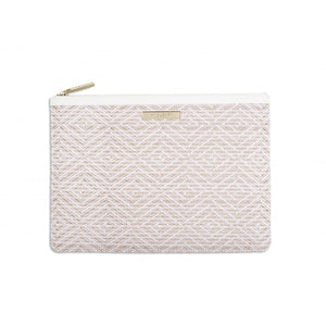 Katie Loxton - Straw Clutch - Zahara - White - Gifteasy Online