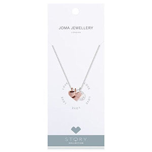 Story Love Rosegold Necklace By Joma Jewellery - Gifteasy Online