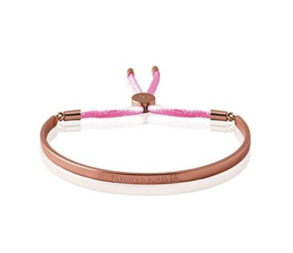 Joma Jewellery Message Bangle Friendship rose-gold - Gifteasy Online