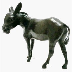 Unique Bronze Hot Cast Solid Bronze Donkey - Gifteasy Online