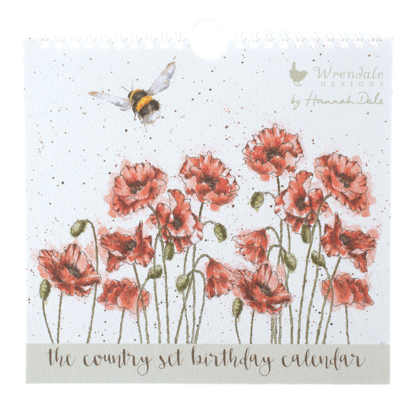 Wrendale Country Set Birthday Calendar - Gifteasy Online