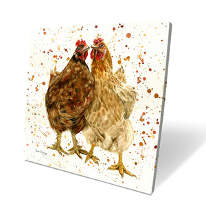 Bree Merryn Chick Chat Hen Canvas - Gifteasy Online
