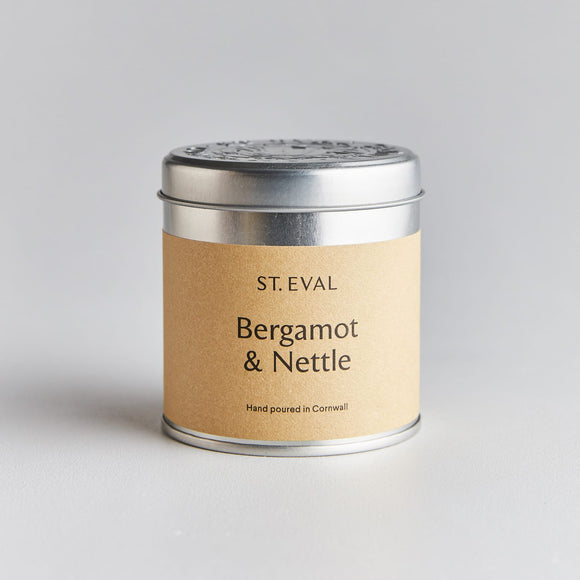 St Eval Bergamott & Nettle Tinned Candle - Gifteasy Online